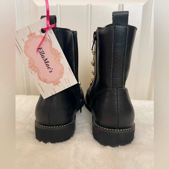 Kurt Geiger London Kids Bax Side Zip Ankle Boots Sz 3 EUC! - Picture 4 of 7